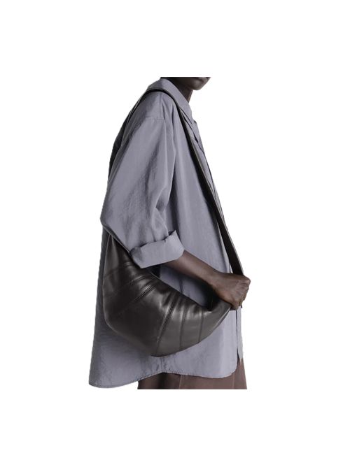 Lemaire medium croissan medium croissant bag Lemaire | BG0001 LL095BR490 DARK CHOCOLATE